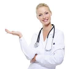 Assistente medico che esce con un paziente